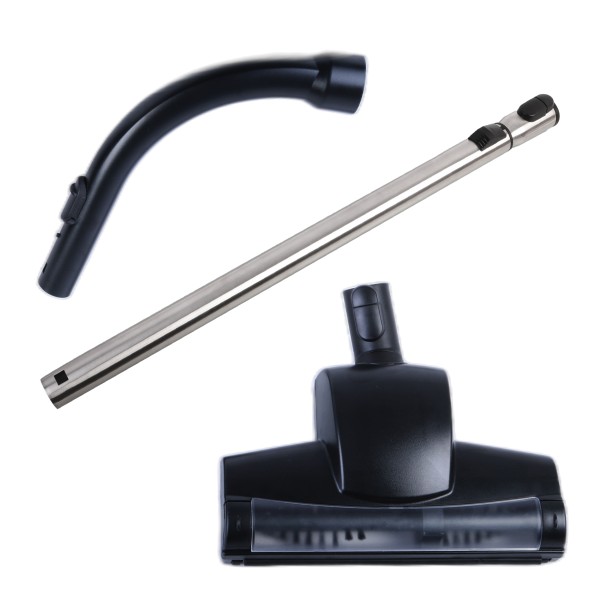 Teppichdüse + Handgriff + Saugrohr passend für Miele - mit Klick System und Parkhalterung