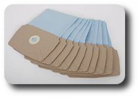 MisterVac Staubsaugerbeutel, 5 Stück – Kompatibel Mit Fakir Nilco S8, 5-lagiges Vlies, Staubdicht & Plastikfrei