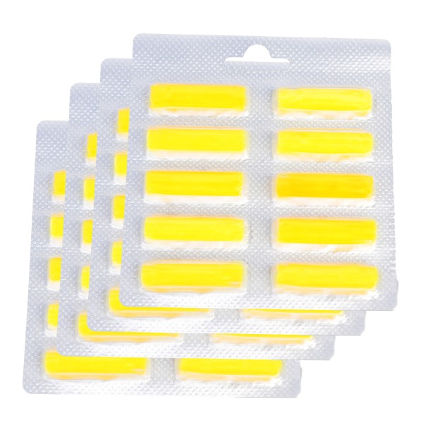 40 Stück Luftfrischer Duftstäbchen Deo gelb (Zitrone) für Staubsauger